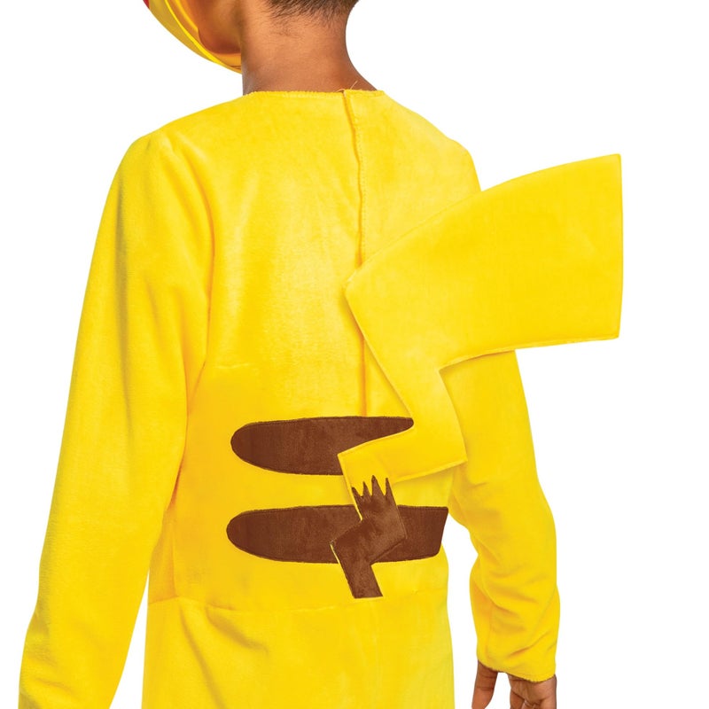 Disguise Pokemon Pikachu Costume for Kids, Official Pokemon Costume Jumpsuit, Medium (7-8) - Image 3